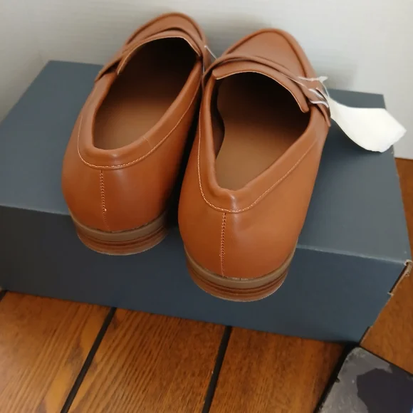 A New Day Brand New Brown Loafers Size 8W - Picture 6 of 8